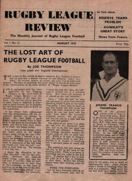 Rugby League Review