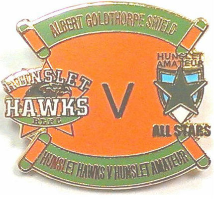 Albert Goldthorpe Shield Pin Badge